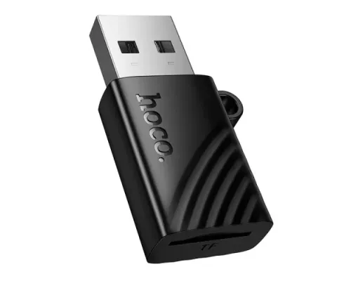 Перехідник HOCO HB53 USB mini TF card reader 2.0 Black mag-6942007671538153052