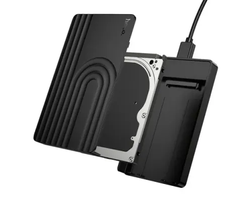 Корпус для SSD диска HOCO HB55 USB3.0 2.5-inch SATA hard drive enclosure Black mag-6942007680813154074