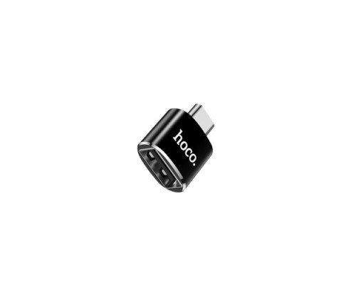 Перехідник HOCO UA5 USB to Type-C Black mag-6957531064121138679