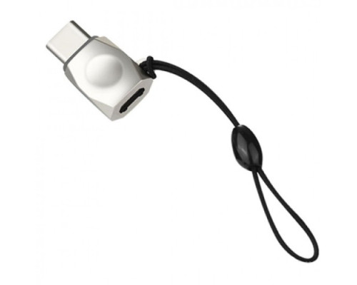 Перехідник HOCO UA8 MicroUSB to Type-C Adapter Silver-Nickel mag-6957531070269135938
