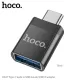 Перехідник HOCO UA17 Type-C male to USB female USB3.0 adapter Black mag-6931474762016146145