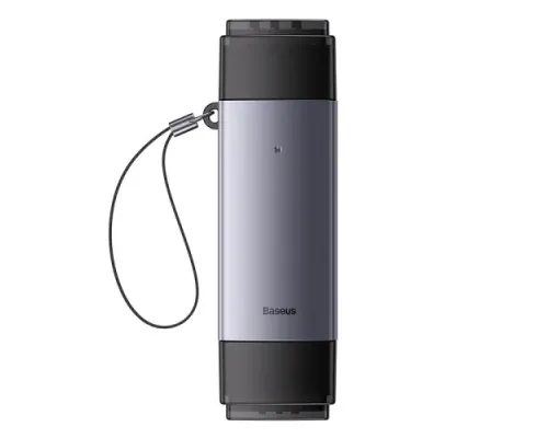 Карт рiдер Baseus Lite Series USB-A & Type-C to SD/TF Card Reader Grey WKQX060113 дефект пакування mag-2000001666364152066