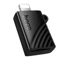 Перехідник HOCO HB53 iP mini TF card reader 2.0 Black mag-6942007671545153053