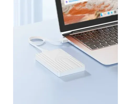 Корпус для SSD диска HOCO HB55 USB3.0 2.5-inch SATA hard drive enclosure White mag-6942007680820154075