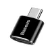 Перехідник Baseus USB Female To Type-C Male Adapter Converter 2.4A Black CATOTG-01 mag-6953156263512145778