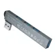 USB HUB BOROFONE FH1 4-in-1 converter(USB to USB2.0*3+USB3.0) metal gray mag-6941991126116152233
