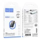 Перехідник HOCO UA36E iP male/C male to USB female OTG 2-in-1 transparent adapter black mag-6942007647250145290