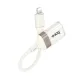 Перехідник HOCO UA39 Crystal iP male to USB female 2.0 adapter apricot mag-6942007658478145620