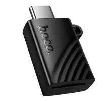 Перехідник HOCO HB53 Type-C mini TF card reader 2.0 Black mag-6942007671552153054