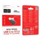 Перехідник HOCO HB53 Type-C mini TF card reader 2.0 Black mag-6942007671552153054