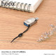 Перехідник-OTG HOCO UA10 Micro-USB Adapter Silver-Nickel mag-6957531070283143496