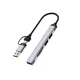 Type-C/USB HUB WiWU Wi-HB003 ZOLO 5 in 1 Grey mag-6976975619353153582