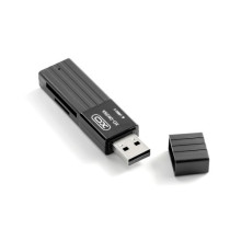 Картридер XO DK05A (2.0 2-in-1 card reader) Чорний mag-6920680830329140328