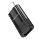Адаптер BOROFONE BV18 iP male to Type-C female USB2.0 adapter чорний mag-694199110399535824