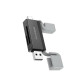 Картрідер BOROFONE DH9 Wisdom 2-in-1 USB/Type-C 2.0 card reader black gray mag-6941991112409142685
