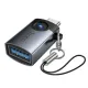 Перехідник HOCO UA46C Victory Type-C male to USB female adapter Metal gray mag-6942007675659153878
