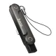 Перехідник HOCO UA47 iP male to Type-C female holder-adapter black mag-6942007681155154077