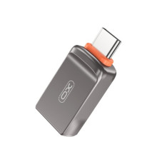 OTG-адаптер XO NB281A NB281B Type-c TO USB Zinc Alloy Adapter Сірий mag-6920680860234140420