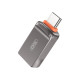 OTG-адаптер XO NB281A NB281B Type-c TO USB Zinc Alloy Adapter Сірий mag-6920680860234140420
