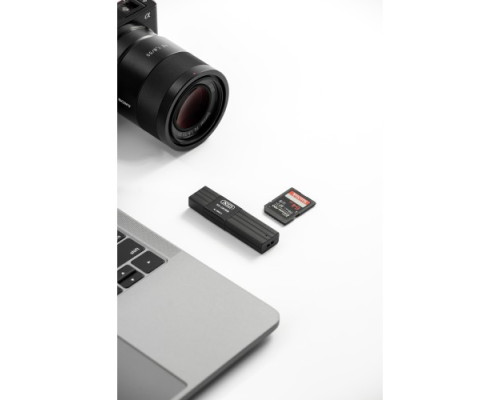 Картридер XO DK05B (3.0 2-in-1 card reader) Чорний mag-6920680830336140329