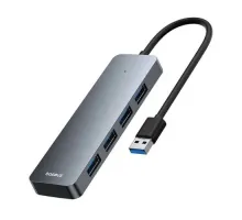 USB HUB Baseus UltraJoy Series 4-Port HUB Lite 15cm (USBA to USB3.0*4) Grey B0005280B811-00 mag-6932172636470152079