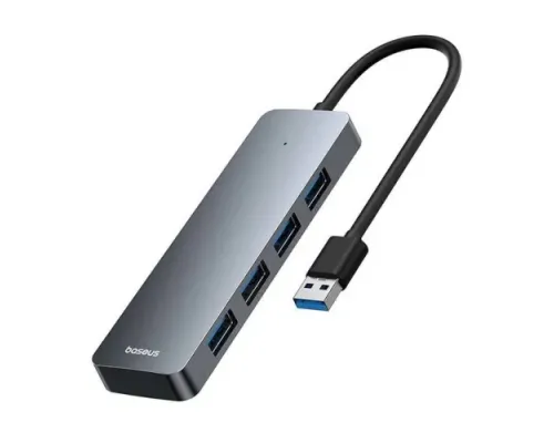 USB HUB Baseus UltraJoy Series 4-Port HUB Lite 15cm (USBA to USB3.0*4) Grey B0005280B811-00 mag-6932172636470152079