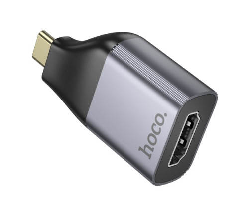 Перехідник HOCO UA33 Type-C to HDTV adapter Metal gray mag-6942007645584138671