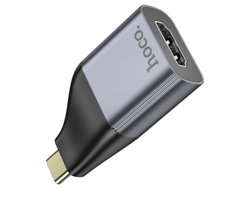 Перехідник HOCO UA33 Type-C to HDTV adapter Metal gray mag-6942007645584138671
