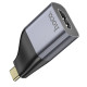 Перехідник HOCO UA33 Type-C to HDTV adapter Metal gray mag-6942007645584138671