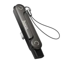 Перехідник HOCO UA47A Type-C male to Type-C female holder-adapter black mag-6942007681162154078