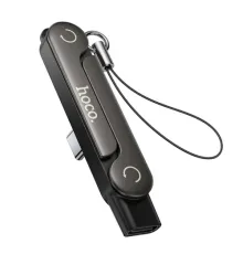 Перехідник HOCO UA47A Type-C male to Type-C female holder-adapter black mag-6942007681162154078
