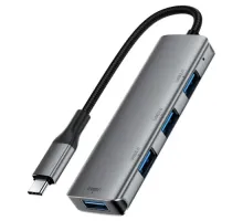 Type-C HUB ACEFAST J15 USB-C 4-in-1 HUB Metal grey mag-6974316285908153359