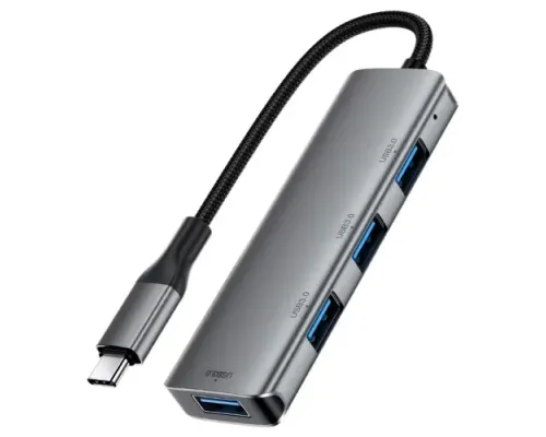 Type-C HUB ACEFAST J15 USB-C 4-in-1 HUB Metal grey mag-6974316285908153359