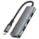 Type-C HUB ACEFAST J15 USB-C 4-in-1 HUB Metal grey mag-6974316285908153359
