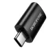 Адаптер BOROFONE BV26C Type-C male to USB female USB3.0 чорний mag-6941991123962153437
