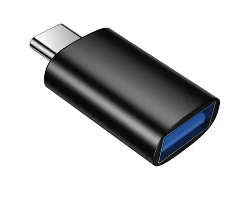 Адаптер BOROFONE BV26C Type-C male to USB female USB3.0 чорний mag-6941991123962153437
