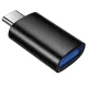 Адаптер BOROFONE BV26C Type-C male to USB female USB3.0 чорний mag-6941991123962153437