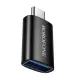 Адаптер BOROFONE BV26C Type-C male to USB female USB3.0 чорний mag-6941991123962153437