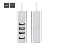 USB HUB HOCO HB1 4USB Line Machine 0,8m Silver mag-6957531038146144443