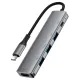 Type-C HUB ACEFAST J16 USB-c 5-in-1 hub docking station Metal grey mag-6974316285915153360