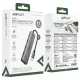 Type-C HUB ACEFAST J16 USB-c 5-in-1 hub docking station Metal grey mag-6974316285915153360