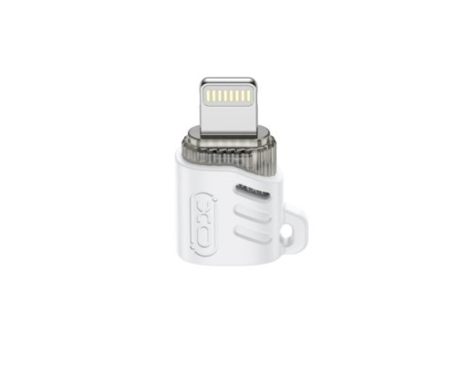 OTG-адаптер XO NB256E Type-c female to apple male adapter (with lanyard) Білий mag-6920680851898140375