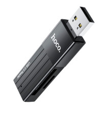 Картрідер HOCO HB20 Mindful 2-в-1 USB2.0 Black mag-6931474735201138630