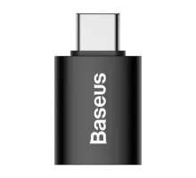 Перехідник Baseus Ingenuity Series Mini OTG Adaptor Type-C to USB-A 3.1 Black ZJJQ000001 mag-6932172605643147461