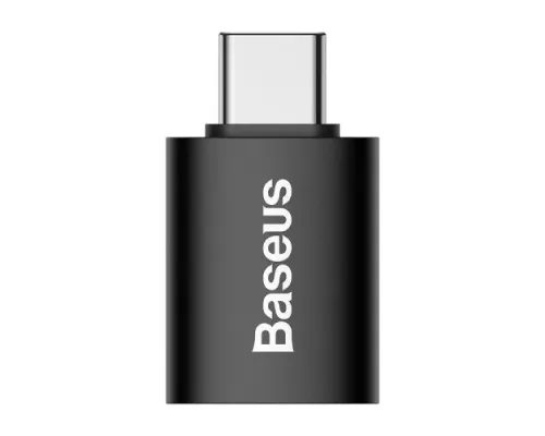 Перехідник Baseus Ingenuity Series Mini OTG Adaptor Type-C to USB-A 3.1 Black ZJJQ000001 mag-6932172605643147461