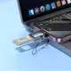 Перехідник HOCO UA46 Victory iP male to USB female adapter metal gray mag-6942007675628154070