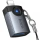 Перехідник HOCO UA46 Victory iP male to USB female adapter metal gray mag-6942007675628154070