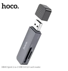 Картрідер HOCO HB45 Spirit 2-in-1 USB 3.0 card reader gray mag-6942007620505144016