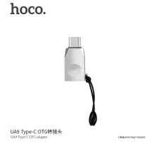 Перехідник HOCO UA9 Type-C OTG Adapter Silver-Nickel mag-6957531070276144444