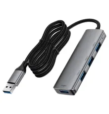 USB HUB ACEFAST J17 USB-A 4-in-1 hub Metal grey mag-6974316285922153361